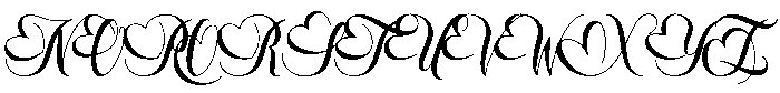 Valentina Regular otf (400) Font UPPERCASE