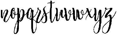 Valentina otf (400) Font LOWERCASE