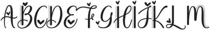 Valentine 1 otf (400) Font UPPERCASE