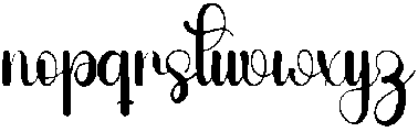 Valentine Coolday Regular otf (400) Font LOWERCASE