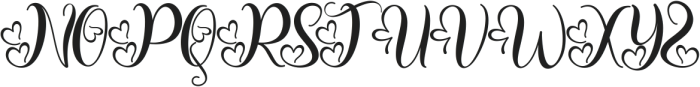 Valentine Delion ttf (400) Font UPPERCASE