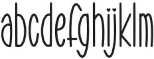 Valentine Kids Regular otf (400) Font LOWERCASE