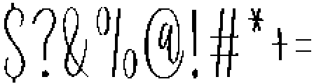Valentine Lovelace Regular otf (400) Font OTHER CHARS