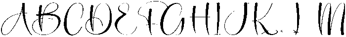 Valentine Lovelace Regular otf (400) Font UPPERCASE