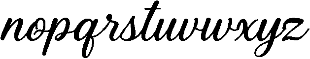Valentine Nathalia ttf (400) Font LOWERCASE