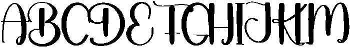 Valentine Regular otf (400) Font UPPERCASE