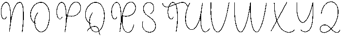 Valentine Regular otf (400) Font UPPERCASE