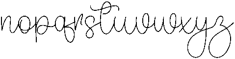 Valentine Regular otf (400) Font LOWERCASE