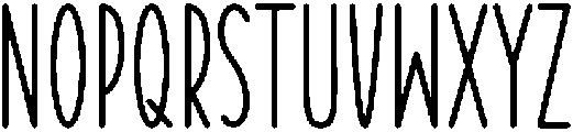 Valentine Regular otf (400) Font UPPERCASE