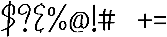Valentine Regular otf (400) Font OTHER CHARS