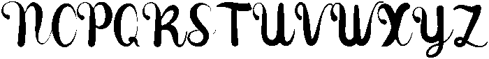 Valentine Regular otf (400) Font UPPERCASE