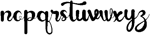 Valentine Regular otf (400) Font LOWERCASE