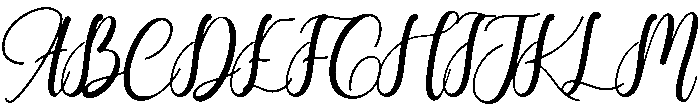 Valentine Regular otf (400) Font UPPERCASE