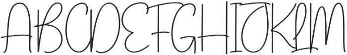 Valentine Signature Regular otf (400) Font UPPERCASE