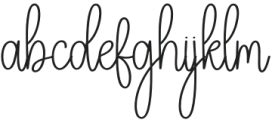 Valentine Signature Regular otf (400) Font LOWERCASE