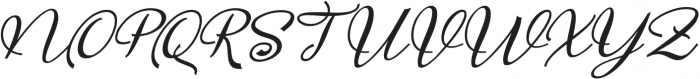 Valentine Silhouette Italic ttf (400) Font UPPERCASE