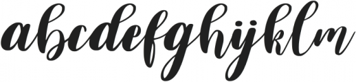 Valentine Sweet otf (400) Font LOWERCASE