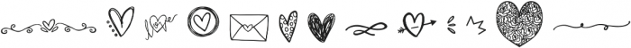 Valentine Symbol Font Symbols otf (400) Font UPPERCASE