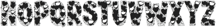 Valentines Lovely Regular otf (400) Font UPPERCASE