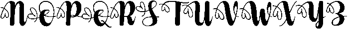Valentines Regular otf (400) Font UPPERCASE