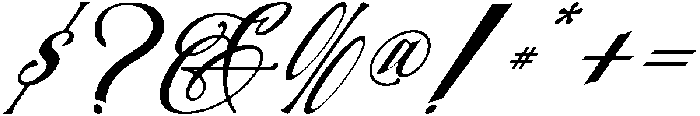 Valentique Italic otf (400) Font OTHER CHARS
