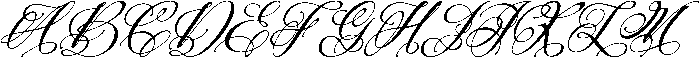 Valentique Italic otf (400) Font UPPERCASE