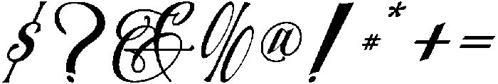 Valentique otf (400) Font OTHER CHARS