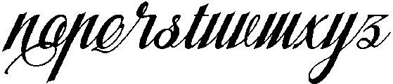 Valentique otf (400) Font LOWERCASE