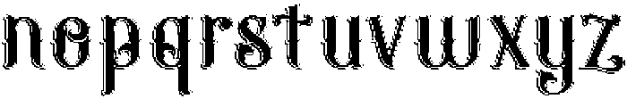 Valeria Bold Grunge otf (700) Font LOWERCASE