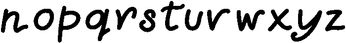 Valerie otf (400) Font LOWERCASE