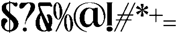 Valeris otf (400) Font OTHER CHARS