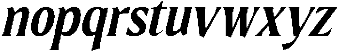 Valerise Italic otf (400) Font LOWERCASE