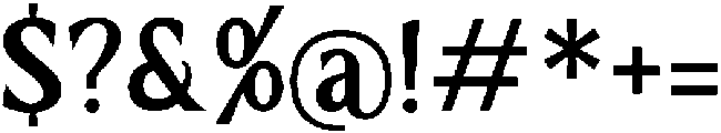 Valerise Regular otf (400) Font OTHER CHARS