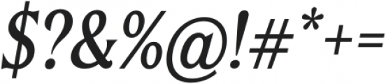 Valeson Cond Medium Italic otf (500) Font OTHER CHARS