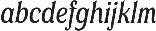 Valeson Cond Regular Italic otf (400) Font LOWERCASE