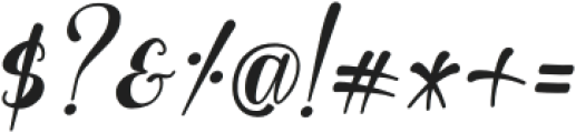Valesta Italic Italic otf (400) Font OTHER CHARS