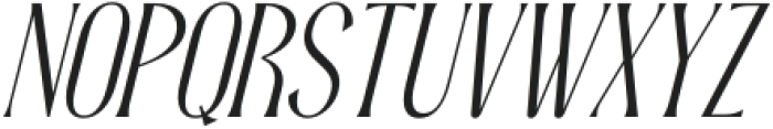 Valestra Italic otf (400) Font UPPERCASE