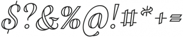 Validity Script Italic otf (400) Font OTHER CHARS