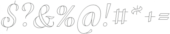 Validity Script Thin Italic otf (100) Font OTHER CHARS