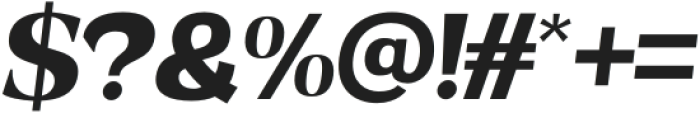Valiny Bold Italic otf (700) Font OTHER CHARS