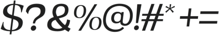 Valiny Italic otf (400) Font OTHER CHARS