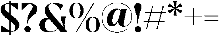 Valkraye otf (400) Font OTHER CHARS