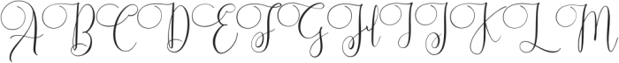 Vallerya otf (400) Font UPPERCASE