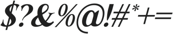 Valneck Italic otf (400) Font OTHER CHARS