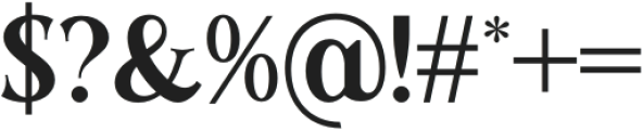 Valneck otf (400) Font OTHER CHARS