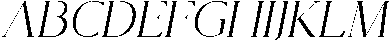 Valore Pro Extra Light Italic otf (200) Font UPPERCASE