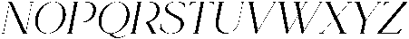 Valore Pro Extra Light Italic otf (200) Font UPPERCASE