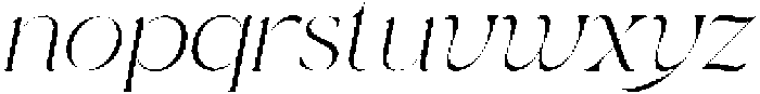 Valore Pro Thin Italic otf (100) Font LOWERCASE