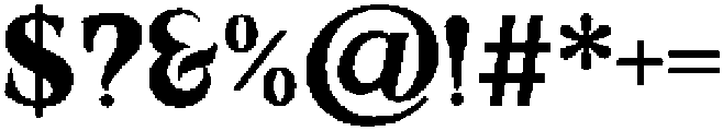 Valore Text Pro Bold otf (700) Font OTHER CHARS