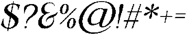 Valore Text Pro Extra Light Italic otf (200) Font OTHER CHARS